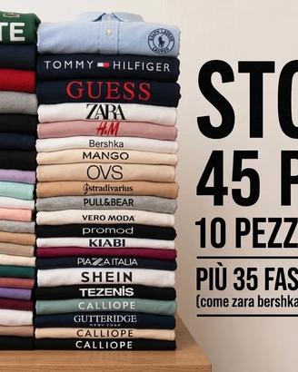 LOTTO STOCK ABBIGLIAMENTO MIX – 45 PEZZI TOTALI –