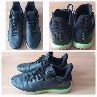 KIPSTA scarpe da calcetto nero-verde VIRALTO I TF