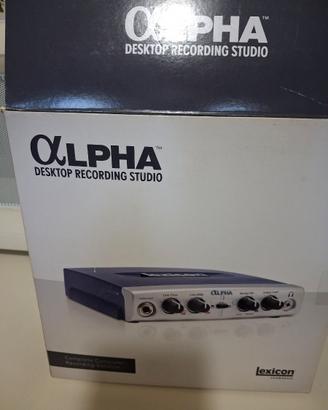 Scheda audio esterna USB Lexicon Alpha Lexalpha