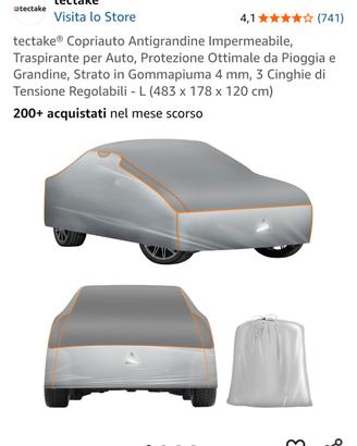 Telo copriauto antigrandine