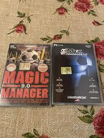 Pc Cd- Rom Gioco Magic Manager 5.0 E 9.0 Gazzetta
