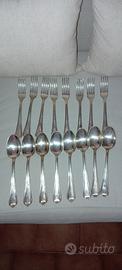 28 posate arg800 (rivestite d'argento) 