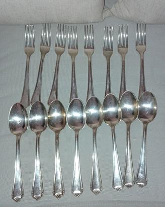 28 posate arg800 (rivestite d'argento) 