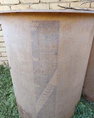 botte in vetroresina 1000 litri