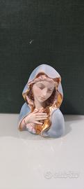 Fontanini ceramiche artistiche vintage madonna oro