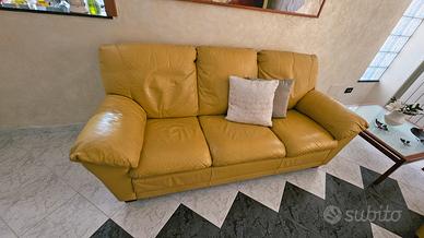 COPPIA DIVANI IN PELLE 