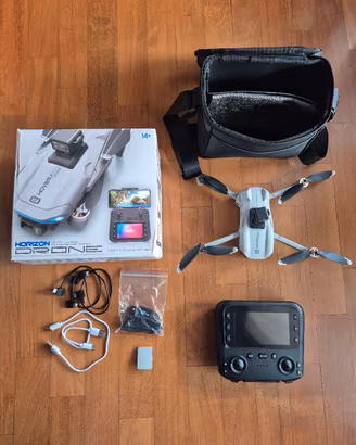 Horizon Drone - GPS + gimbal 3 assi + telecomando 