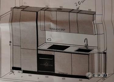 Cucina Stosa Infinity-Beige seta opaco
