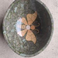 Lavandino da incasso in vetroresina farfalla 