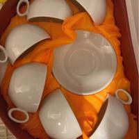 Set 6 tazze da tè/piattini Vista Alegre porcelaine