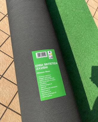 Erba sintetica 2x25m
