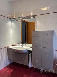 Mobile bagno completo di specchio luci e lavandino