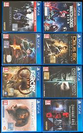 lotto 8 giochi (ps4 e ps5)-  classici e horror