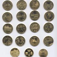 MONETE COMMEMORATIVE FRANCESI SOUVENIRS