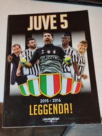 LIBRO JUVE 5 LEGGENDA 2015 LEGGENDA GAZZETTA 