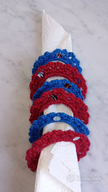 Portatovaglioli nr 06 fatti ad uncinetto