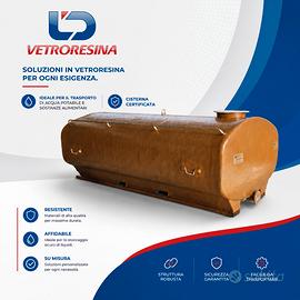 cisterna per trasporto acqua