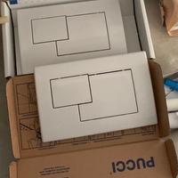 Placca scarico cassetta eco bianca Pucci 5410