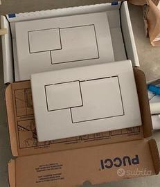 Placca scarico cassetta eco bianca Pucci 5410