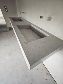 Lavandino in gres porcellanato bagno 