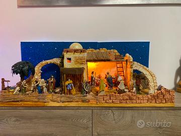 presepe artigianale unico realizzato a mano
