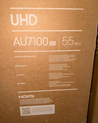 nuova Samsung Smart TV 55" UHD 4K - AU7100 - Come