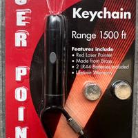 Laser Pointer Alpec Keychain - NUOVO, mai usato