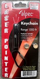 Laser Pointer Alpec Keychain - NUOVO, mai usato