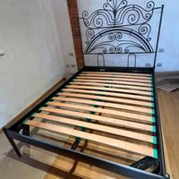 Letto in ferro battuto da una piazza e 1/2 Minimax