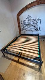 Letto in ferro battuto da una piazza e 1/2 Minimax