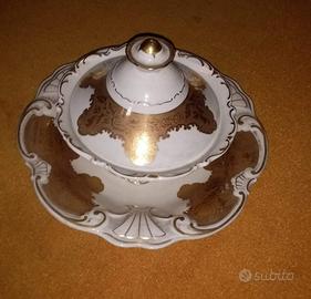 Zuppiera In Porcellana Vintage Anni 50 