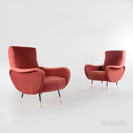 Coppia di poltrone in stile LADY di Marco Zanuso 