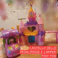 camper e castello delle principesse Pinypon
