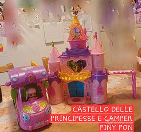 camper e castello delle principesse Pinypon