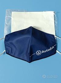 Mascherina blu con logo Volkswagen