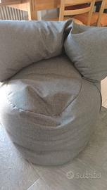 Poltrona morbida pouf
