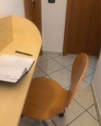 Mensolona + sedia con ruote