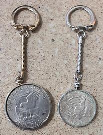 Portachiavi Dollaro e mezzo dollaro