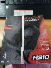 Cuffie gaming TRITON H310. Mai usate.