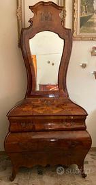 Trumeau in radica inizi '900  in stile veneziano