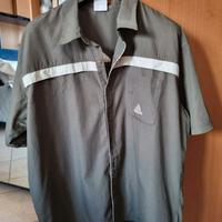 camicia adidas verde militare