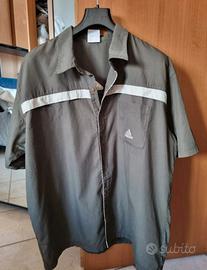 camicia adidas verde militare