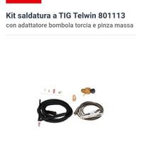 kit saldatura  tig telwin 