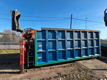 CASSA SCARRABILE CON GRU LUNGHEZZA 6,60MT