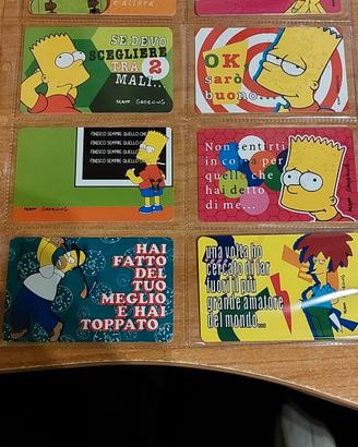 serie card dei simpson