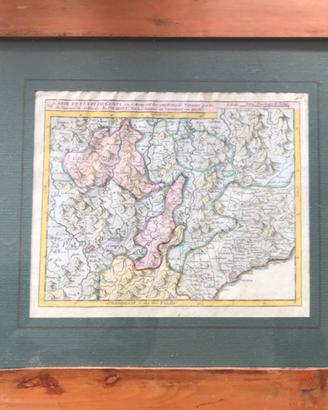 Stampa rara e antica.Carte de Genes ( Genova)