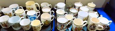 COLLEZIONE di TAZZE COMMEMORATIVE  REALI   INGLESI