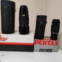 Obiettivi Pentax 300 e 80-200