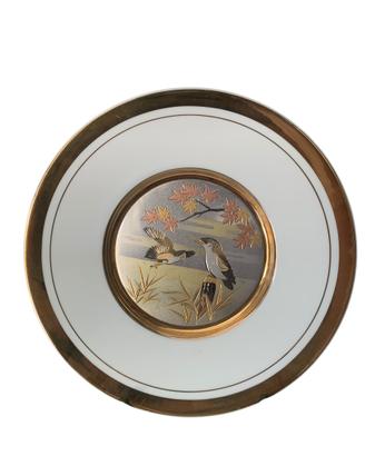Piatto in oro zecchino