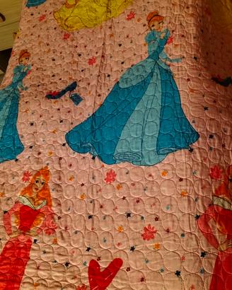 trapunta principesse Disney letto singolo 